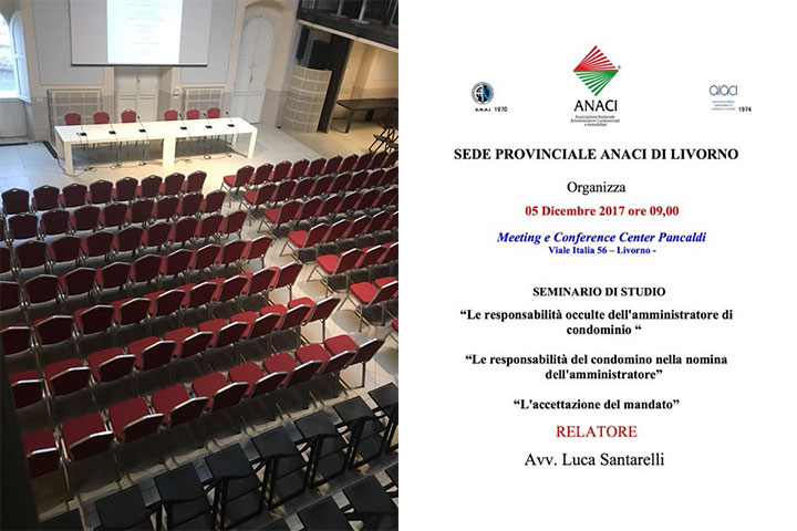 Seminario d’aggiornamento ANACI Livorno – Martedì 5 dicembre 2017 – Palazzo Pancaldi