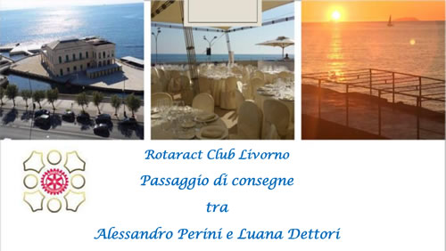 Passaggio di consegne del Rotaract Club Livorno a Palazzo Pancaldi