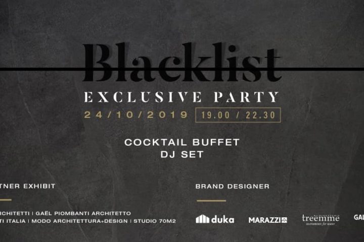 Exclusive party Black List by Lena Artebagno in collaborazione con Eventi Italia
