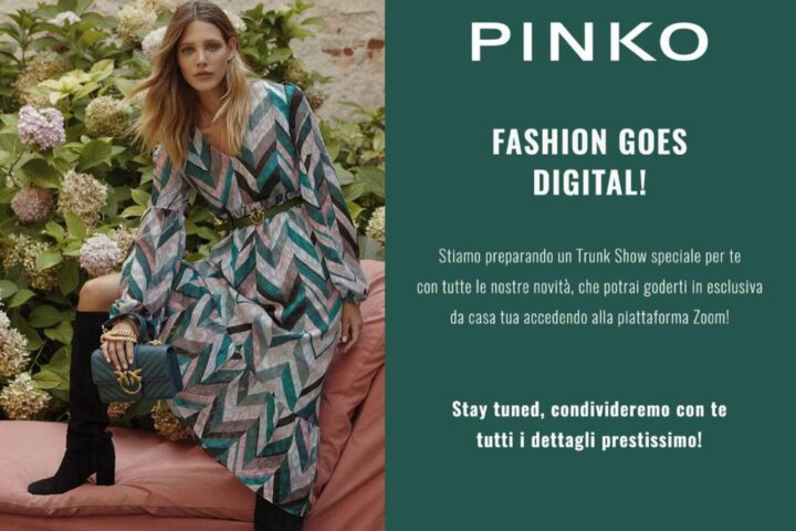 Trunk Show in streaming by Pinko in Toscana a Palazzo Pancaldi